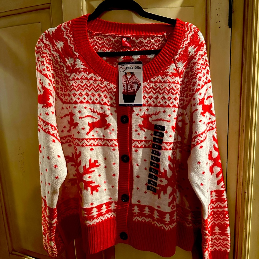 Comfy and Soft Christmas Cardigan / NWT/ Unworn